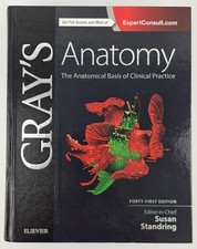 Gray's Anatomy 41st Edition 2016 Hardcover Unused Code Thumb Indexed Medical picture