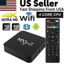 MXQ Pro 4K Ultra HD 64Bit Wifi Android 7.1 Quad Core Smart TV Box Media Player picture
