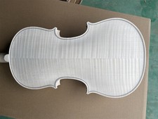 4/4 Professional Violin European Flame Maple Spruce Handmade Violin Unfinished picture