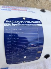 Baldor VEWDM3554T Washdown Duty Motor 1.5hp 1770rpm 145TC *Scratch Special* picture