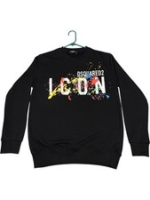 $250 Dsquared2 Icon logo sweatshirt Sweater Paint Splatter Aop Archive Designer picture