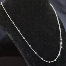 Giani Bernini Beaded Station Chain Necklace in 18k Gold-Plated Silver NWT picture
