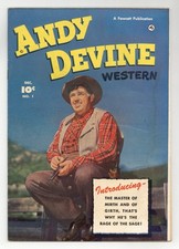 Andy Devine Western #1 GD 2.0 1950 picture