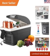12V 6-Quart Electric Cooler/Warmer - Portable Thermoelectric Travel Fridge picture
