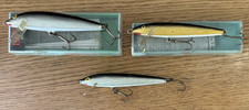 Lot Of 3 - Vintage Rapala Original Minnows • Finland • 2) Floating & 1) Sinking picture