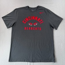 Nike Cincinnati Bearcats T Shirt Mens Large Gray Graphic Tee University UC picture