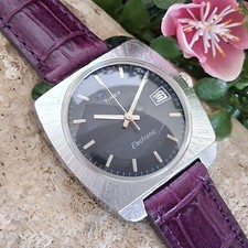 Serviced 1974 Timex Electronic Men's Vintage Watch New Strap, Crystal & Battery picture