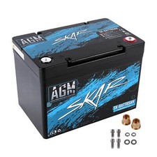 NEW SKAR AUDIO 12V 65Ah AGM HIGH PERFORMANCE CAR AUDIO BATTERY | SK-BATT65AH picture