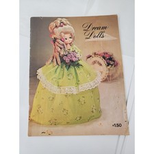 Vintage 1974 Zims Dream Dolls Ruffles and Bows Pattern Book Viola Rawson Craft picture