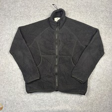 Snow Peak Thermal Boa Fleece Jacket Black Polartec Full Zip Mens Medium picture