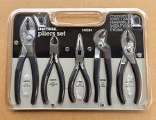 Vintage Rare Sears Craftsman USA nos 5 Piece Plier Set 45284 Never Used picture