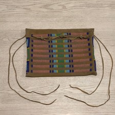Antique Sioux Beaded Possible Bag c.1900 | Lane-Stitched Hide Bands picture