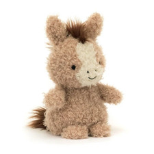 Jellycat Plush Little Horse Toy Stuffed Animal Doll & Dust Bag 18cm/7