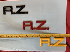 🇮🇹RARE Alfa Romeo Black OEM RZ Rear Trunk Emblem Boot Lid Badge Logo Mostro picture