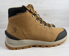 Carhartt Gilmore Hiking Boots Waterproof 5 in Work Brown Soft Toe Men 11.5 W EUC picture