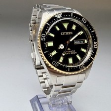 Citizen Promaster Automatic Diver Men’s 41mm Watch Stainless Day Date NY0125-83E picture