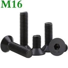 M16 2.0 Grade 10.9 Alloy Steel Flat Head Countersunk Hex Socket Cap Screws Bolts picture