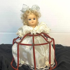 Antique porcelain doll assemblage decor figure creepy one of a kind picture