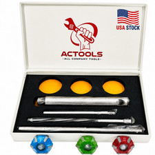 Valve Seat Cutter Set Carbide Tipped Vintage Small Block Engines ACTOOLS USA picture