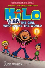 Hilo Book 7: Gina---The Girl Who Broke the World - Hardcover - GOOD picture