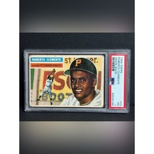 Roberto Clemente 1956 Topps #33 White Back Pittsburgh Pirates PSA 1 picture