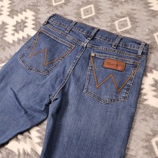 Wrangler Retro Relaxed Boot Jeans 30x34 Blue Cowboy Rodeo picture