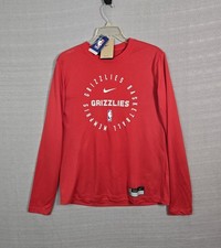Nike Memphis Grizzlies Shooting Shirt Medium Mens Red NBA Dri-Fit Team Issue picture