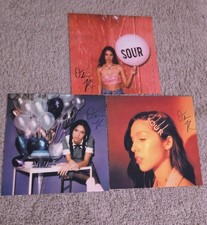 Olivia Rodrigo Signed SOUR UK exclusive Fanmade REPRINTS 12x 12 picture