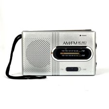 Portable AM FM Mini Radio Emergency Pocket Radio Speaker Battery Operated Travel picture