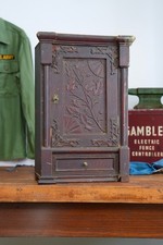 Antique Apothecary Cabinet Medical Dental Victorian Wood Shelf Drawer Vintage picture