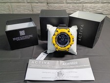 NEW Activa Strike X Invicta ACW8020-010 Men’s 56mmWatch Black Yellow picture