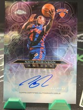 2025-26 Topps Chrome Update Nate Robinson Chromographs Auto #CH-NR picture