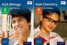 AQA A Level x 2 Books Bundle : Biology & Chemistry 9780198351771 & 9780198351825 picture