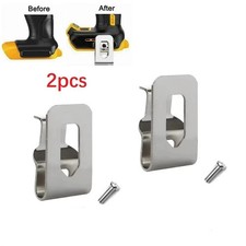 2Pcs Steel Belt Clip Hook Holster Compatible with DeWalt 18V 20V Drill Driver picture