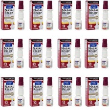 12 Pack - Family Care Decongestant Pump Mist Spray - 0.5fl oz Nasal Spray Relief picture
