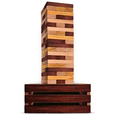 SWOOC Games - Reclaimed Giant Tower Game (Weather Resistant) 60 Blocks + Stor... picture