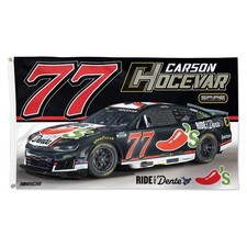 Carson Hocevar #77 Chilis Nascar Double-Sided 3x5 Good Wall Flag  picture