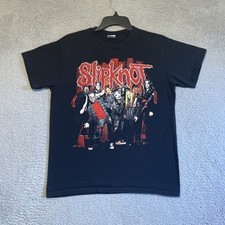 SLIPKNOT T-shirt Heavy Metal Band Tee Women’s Large Dreamkd 100% Cotton Black picture
