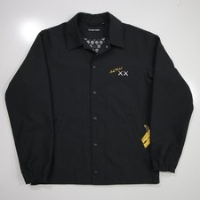 Uniqlo KAWS x Andy Warhol Collab Coach Jacket Navy Black Size L Skater picture