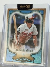 2026 Topps Tier One Gunnar Henderson Orioles SSP Holo Platinum Blue 1/1 picture
