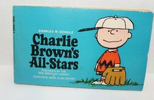 VINTAGE PEANUTS CHARLIE BROWN'S ALL-STARS Scholastic SNOOPY 1966 Book picture