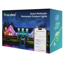 Nanoleaf Smart Multicolor Permanent Outdoor Lights Smarter Starter Kit 100ft picture