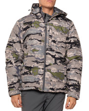 BROWNING New $229 Mens Size Large Primaloft Silver Camo Jacket Hooded Hunting picture