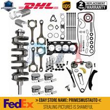 Engine Overhaul Rebuild Kit Crankshaft Rods Timing For Toyota Corolla 1.8L 2ZRFE picture