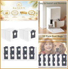 Robot Vacuum Dust Bags 3L 12 Pack Activated Carbon For Dreame Mova Ultra picture