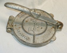 Vintage Pagoel Super Tortilla Press Cast Iron 6.5