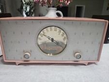 Vintage Sylvania Radio Model 1202 1950’s Works.  59 picture