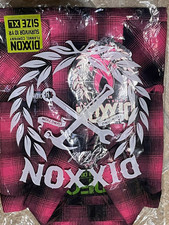 Dixxon Flannel Company Survivor 10 Yr Pink/Black Plaid Flannel Button-Up Kids XL picture