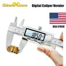 150mm Vernier Caliper Stainless Steel Digital Caliper 6 inch Measuring Tools US picture