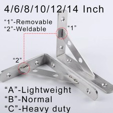 Triangular Support Bracket 201 Stainless Steel New Tainless Steel Wall Shelf picture